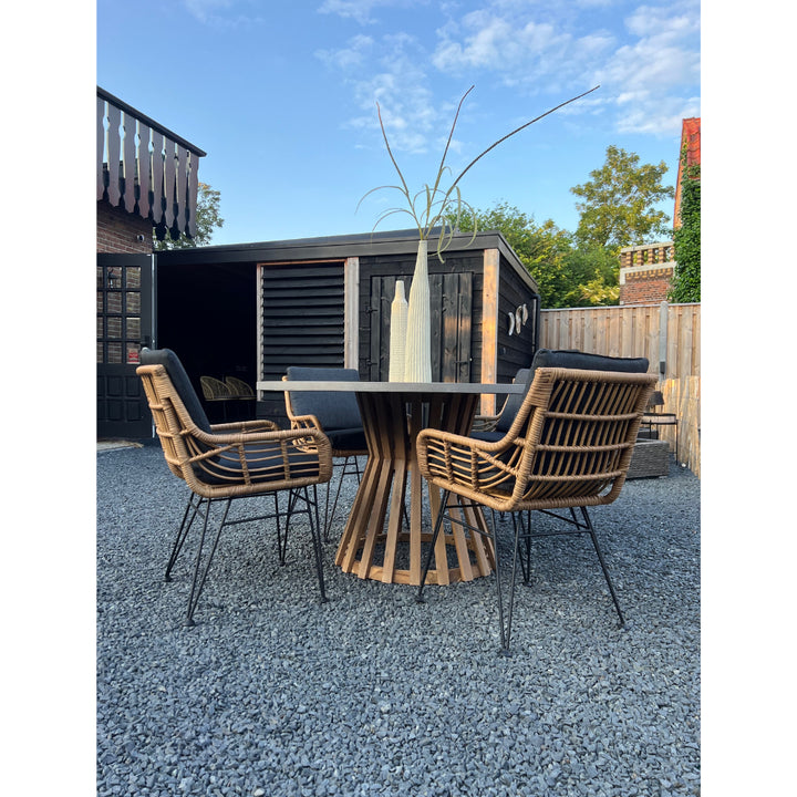 Mirello Tuinmeubelset 5-delig (Inclusief kussenset)