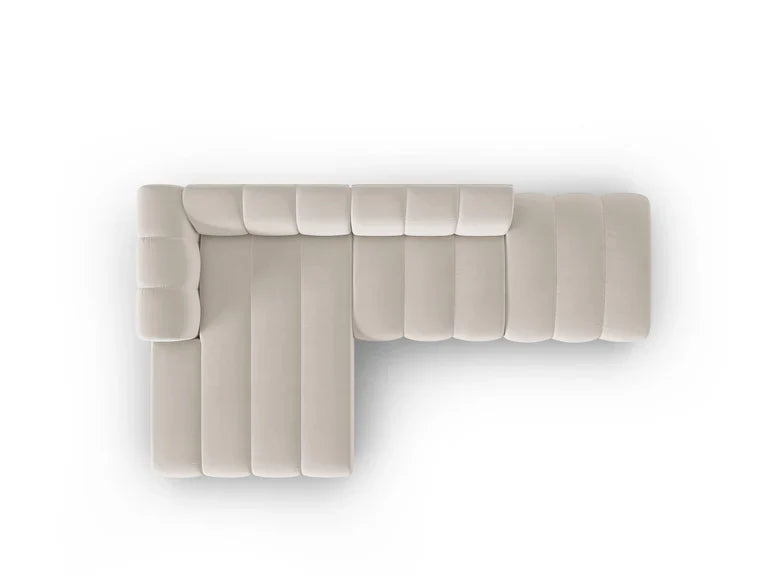 „Skyler“ Samt - Ecksofa