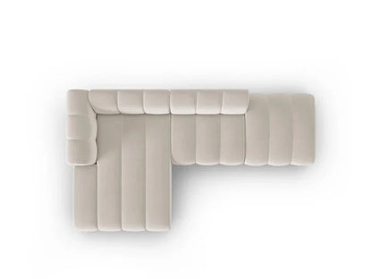 „Skyler“ Samt - Ecksofa
