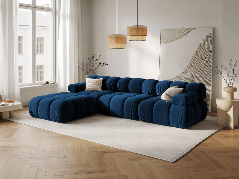 &quot;Tropea&quot; Samt - Ecksofa