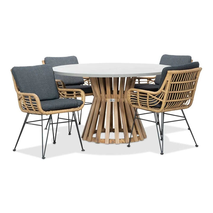 Mirello Tuinmeubelset 5-delig (Inclusief kussenset)