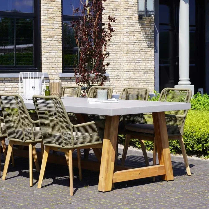 van den Hof dining tuinset 9-delig