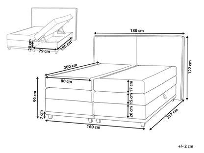 SWISS boxspring 160x200cm